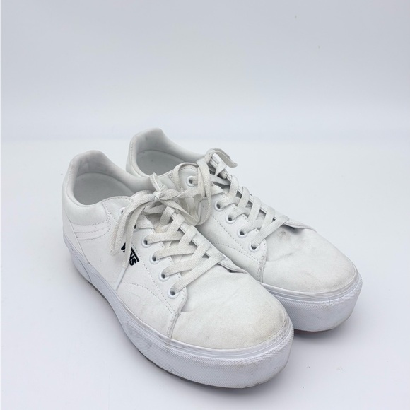 Vans White Women's Sneakers - Picture 1 of 5
